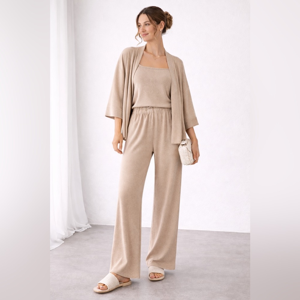 Lemon • NWT 3 pc lounge wear/ pj set super soft !